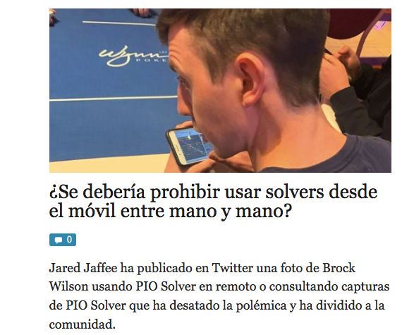 Poker Red y el debate sobre Piosolver