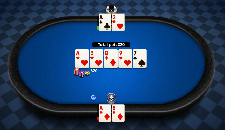 Showdown en el poker online