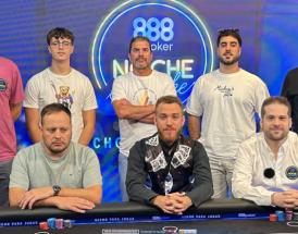 Diego Gómez ganador de Noche de Poker 9