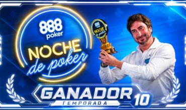Ganador final Temporada 10 Noche de Poker: Alejandro Sánchez